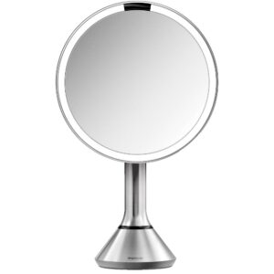 simplehuman ST 3052 – 8″ kulaté senzorové kosmetické zrcátko