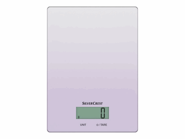 SilverCrest Kitchen Tools – Digitální kuchyňská váha do 5 kg (lila fialová)