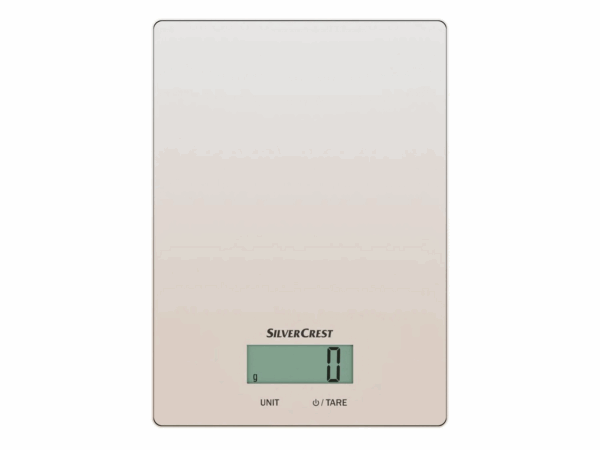 SilverCrest Kitchen Tools – Digitální kuchyňská váha do 5 kg (béžová)
