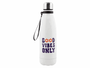 LIVARNO home Termoláhev z nerezové oceli – bílá s potiskem, 500 ml