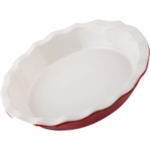Lamart CASA LT9204 – kulatá zapékací mísa 1,2 l (⌀ 26,5 cm), barva červená/bílá