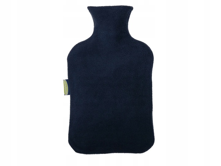 Sensiplast - termofor gumový 2 l ve fleece obalu, tm.modrá