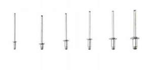 Parkside - sortiment trhacích nýtů, 320ks