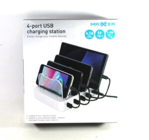 4-portová USB nabíjecí stanice Maxxter ACT-U4AC4-01