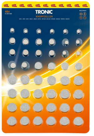 Tronic multipack knoflíkové baterie