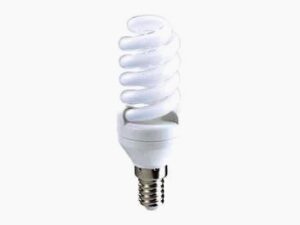 Ecolite žárovka úsporná E14/8W BC LUX  8W = 40W žárovce, barva teplá bílá
