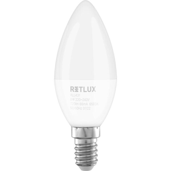 Retlux RLL 431 C37 E14 candle 8W DL
