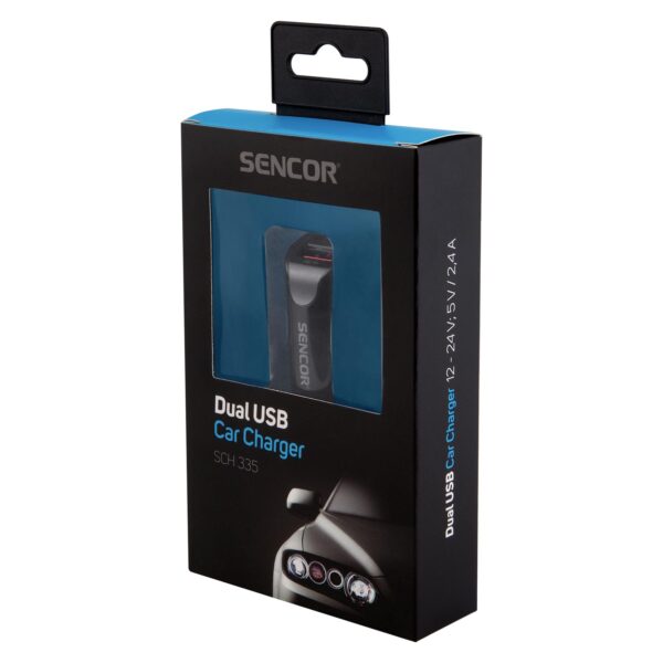 SENCOR SCH 335 (USB NABÍJEČKA DO AUTA 2XUSB)