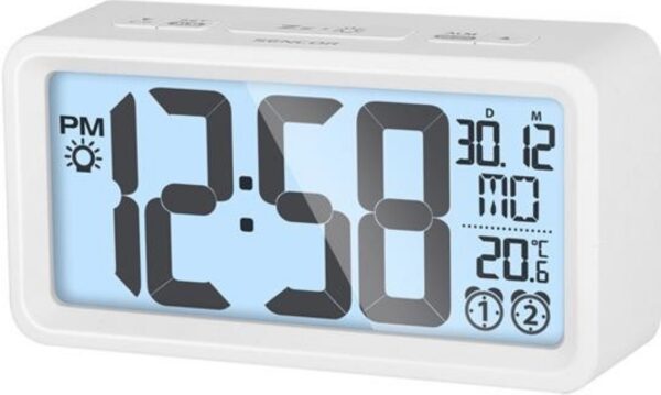 SENCOR SDC 2800W (HODINY S BUDÍKEM A TEPLOMĚREM)