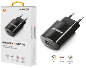 ALIGATOR CHA 0005 (NABÍJEČKA 1xUSB 1A)