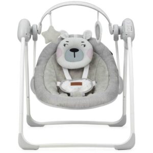 MoMi LISS Bear Pink - Houpací lehátko