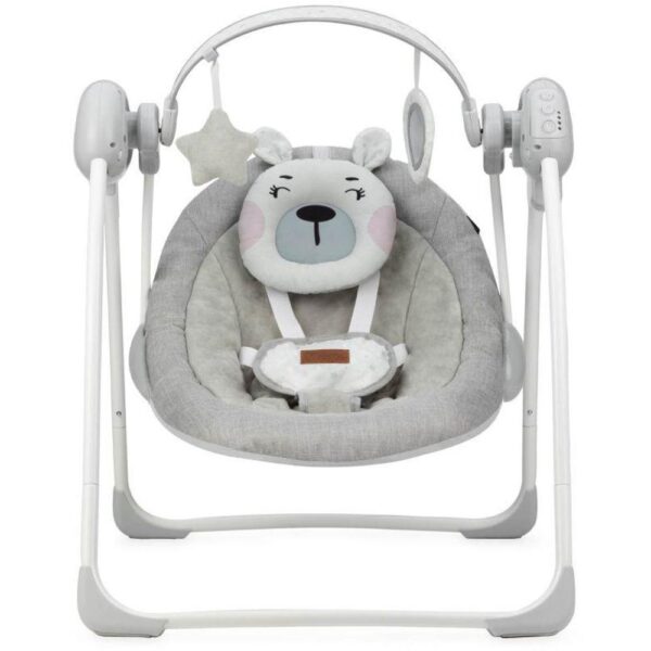 MoMi LISS Bear Pink - Houpací lehátko