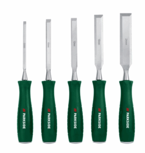 Parkside tesařské dláta na dřevo 6-24 mm