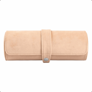 Auriol Box na hodinky oválný, béžový samet