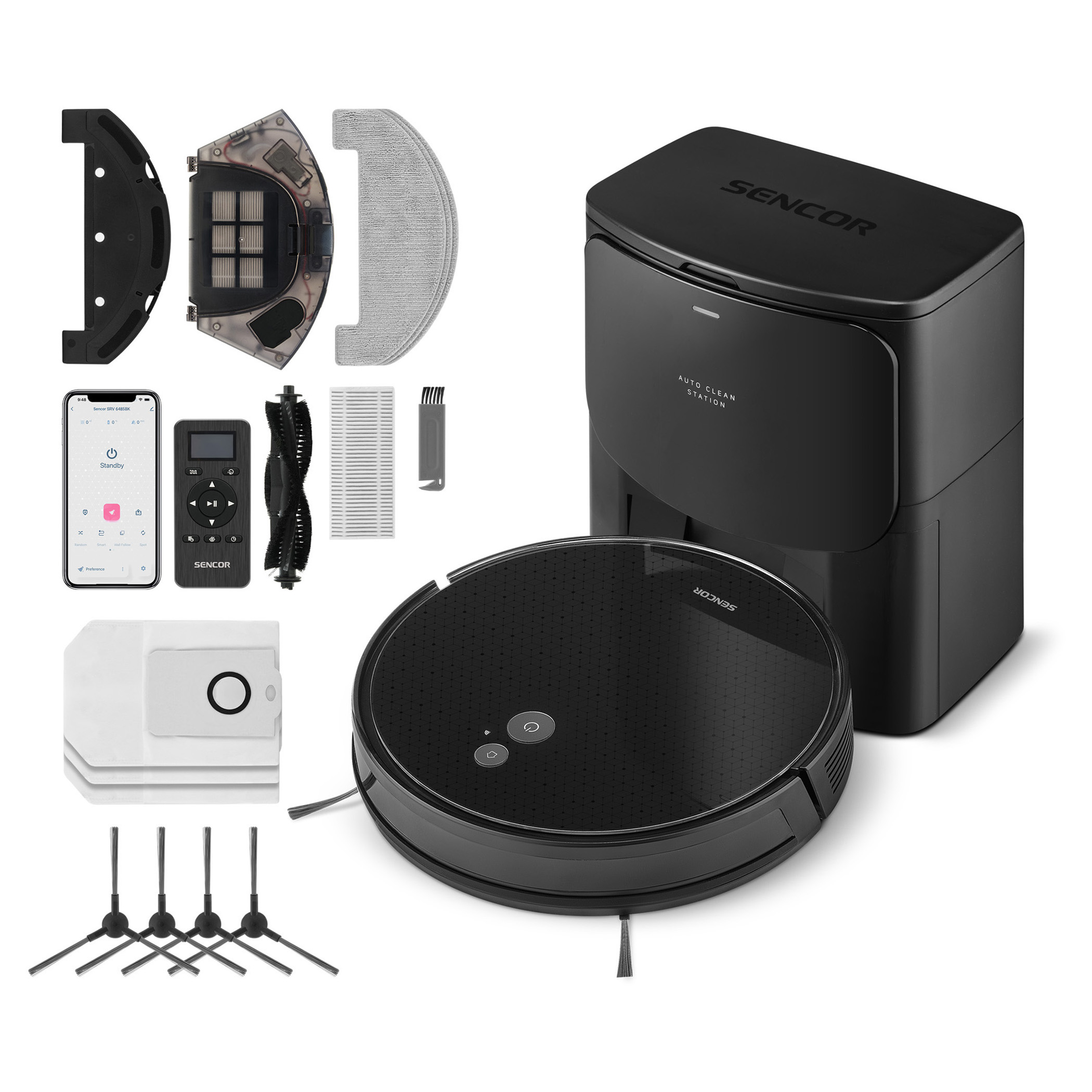 Robotický vysavač Sencor SRV 6485BK