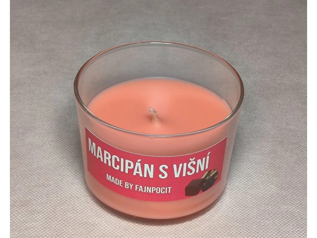 Svíčka Fajnpocit Marcipán s višní