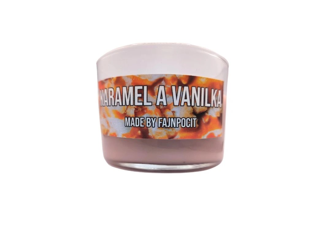 Svíčka Fajnpocit Karamel a vanilka