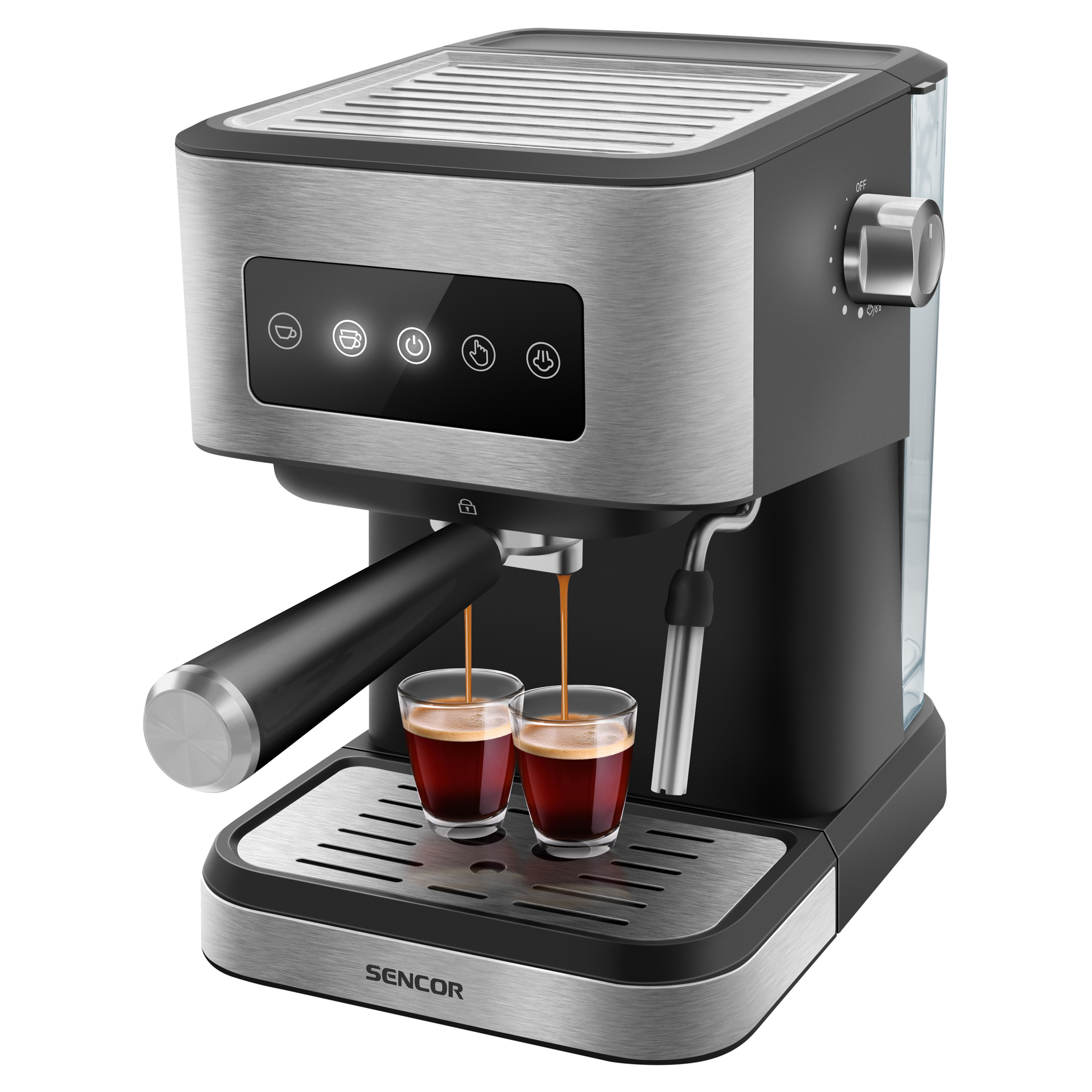 Kávovar na Espresso/ Cappuccino Sencor SES 4020SS