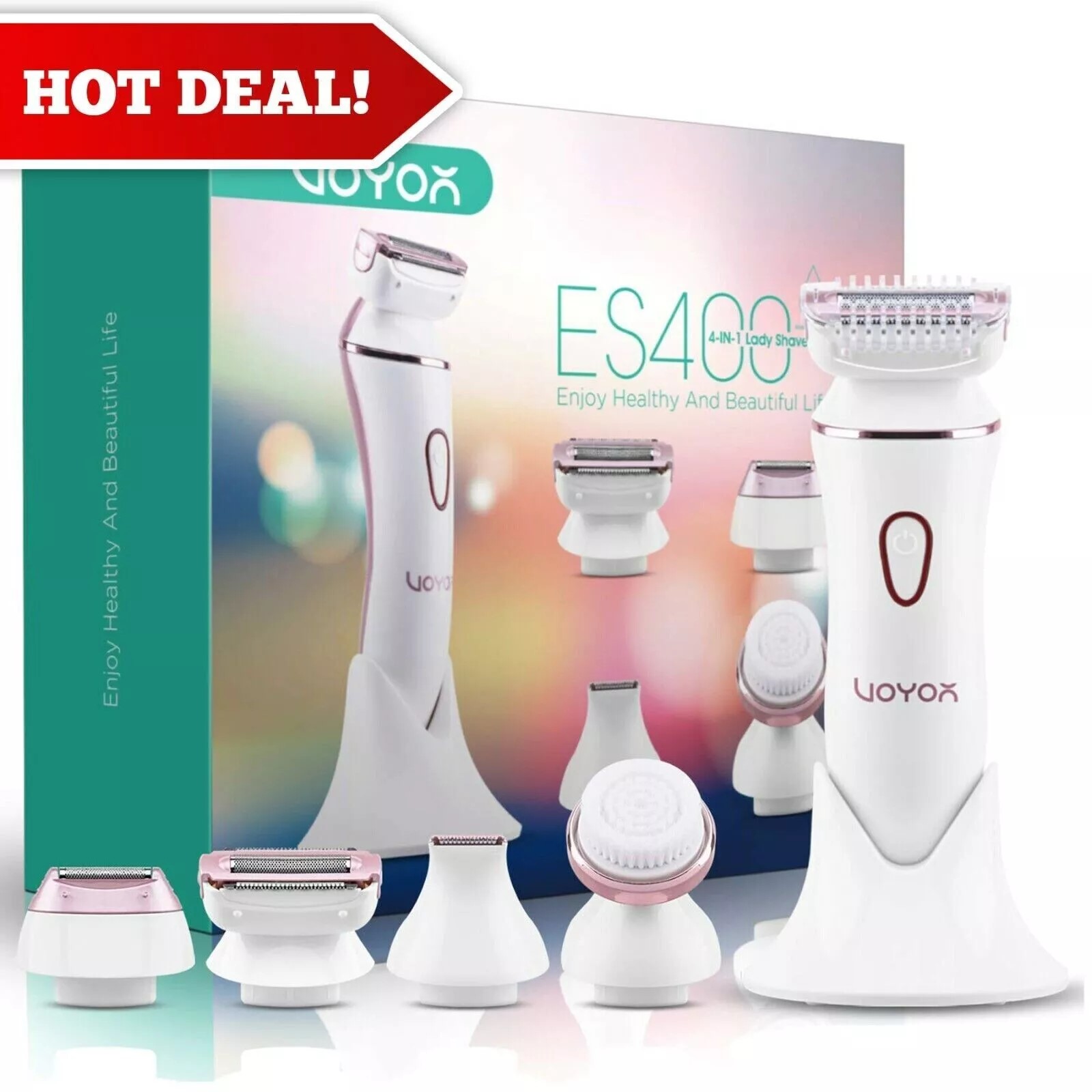 Elektrický holicí strojek pro ženy Voyor ES400